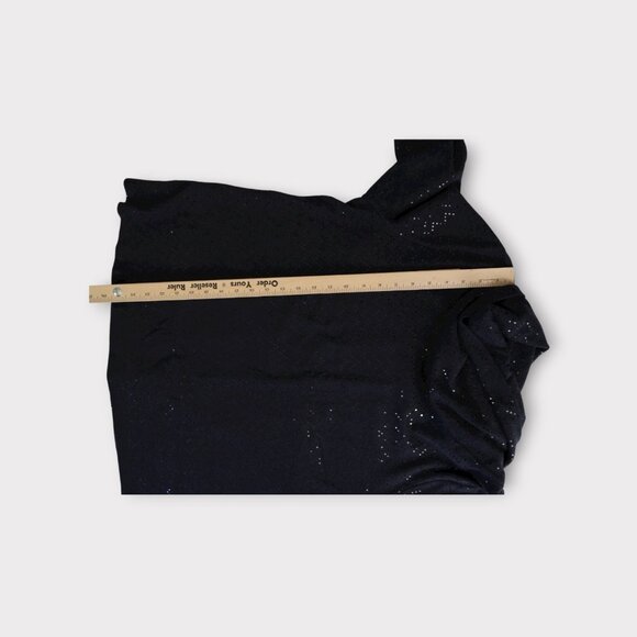 NWT Lane Bryant Sweater Plus Size 14/16 Cowl Neck Blue Sequins Stretch Pullover - Picture 14 of 16